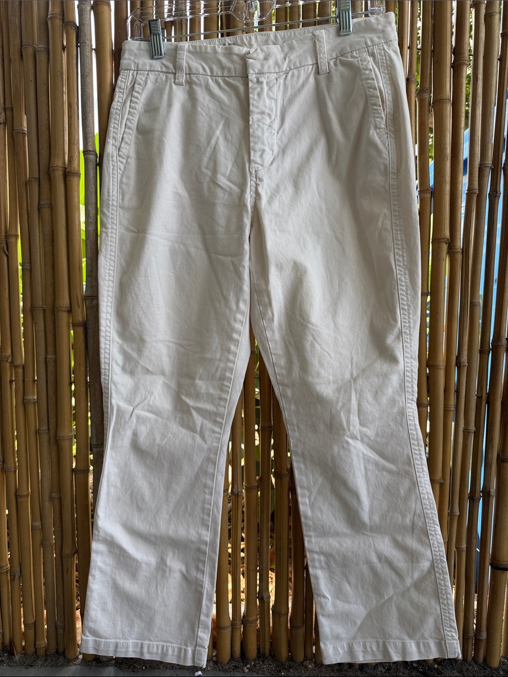 J. Crew Straight-Leg Women’s Jeans in White